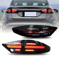 Ford Fusion Mondeo 2013-2016 HCMOTIONZ LED Tail lights 4 pcs Assembly Smoked HCMOTIONZ