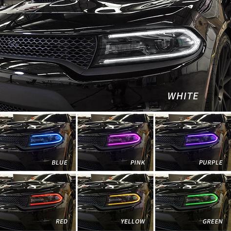 Dodge Charger 2015-2023 LED Halogen Headlights RGB VLAND