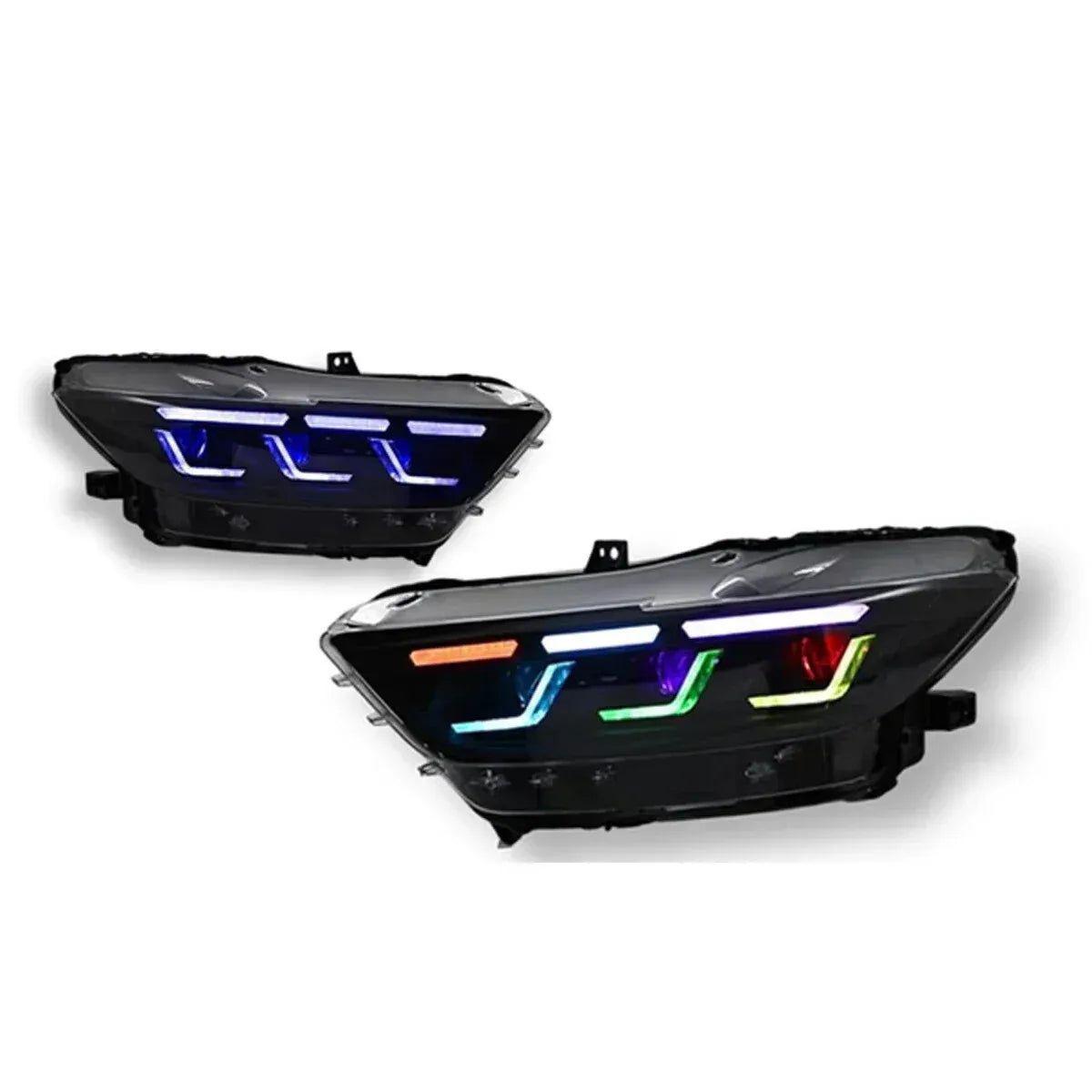Ford Mustang VI 2015 2016 2017 RGB LED Headlights S650 Style Upgrade TYPY