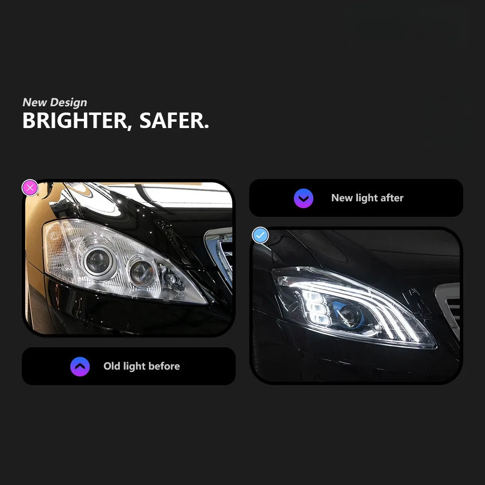 Mercedes Benz S Class W221 2006-2013 LED Headlight Assembly TYPY