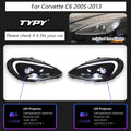 Chevrolet Corvette C6 2005-2013 RGB LED Headlight Front Lamp Assembly TYPY