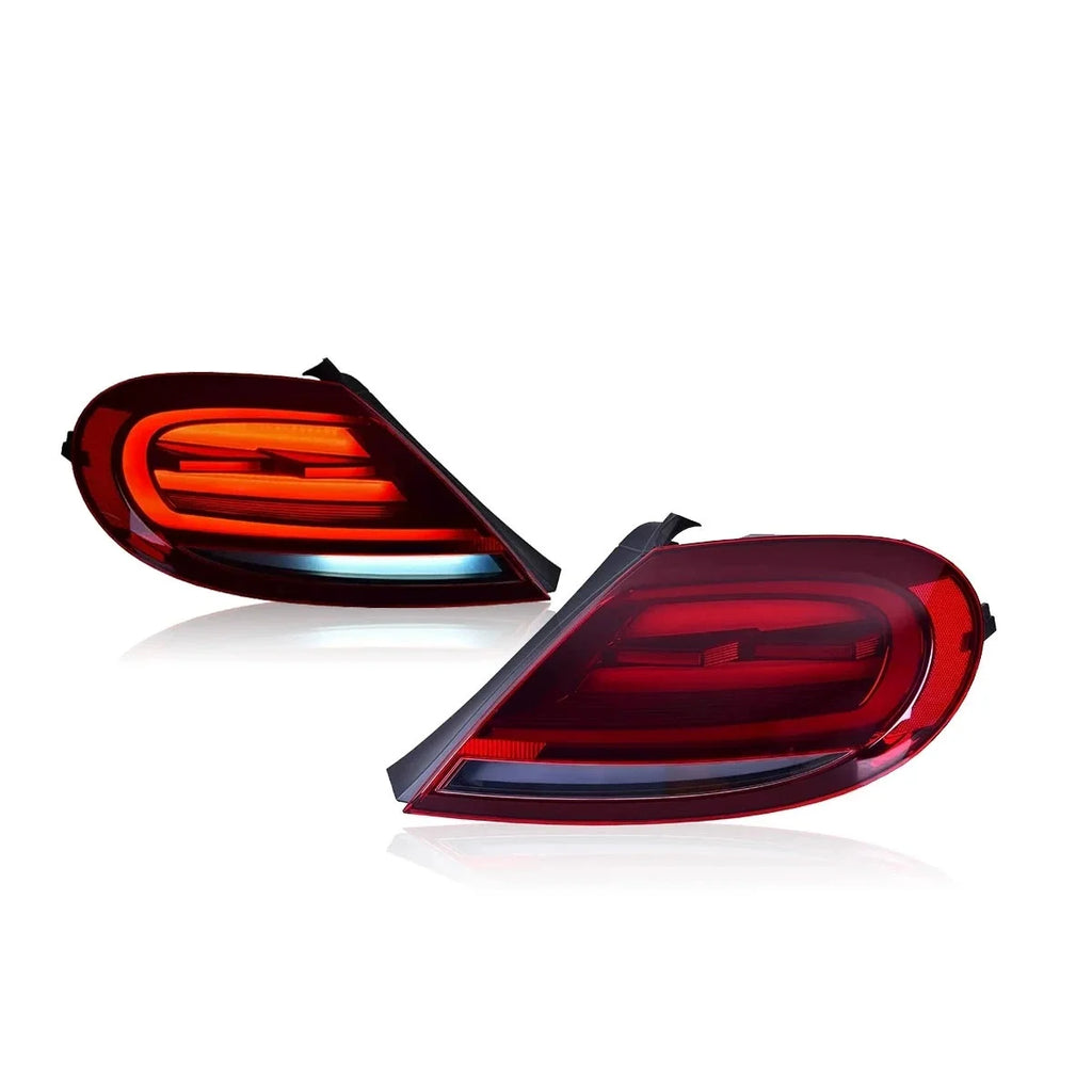 Volkswagen VW Beetle 2013-2019 Red LED Tail Lights W/ Sequential Turn Signal TYPY