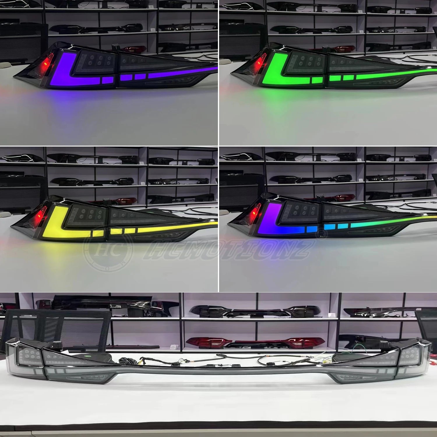 Lexus IS IS-F 2014-2020 LED Tail lights RGB Animation HCMOTIONZ