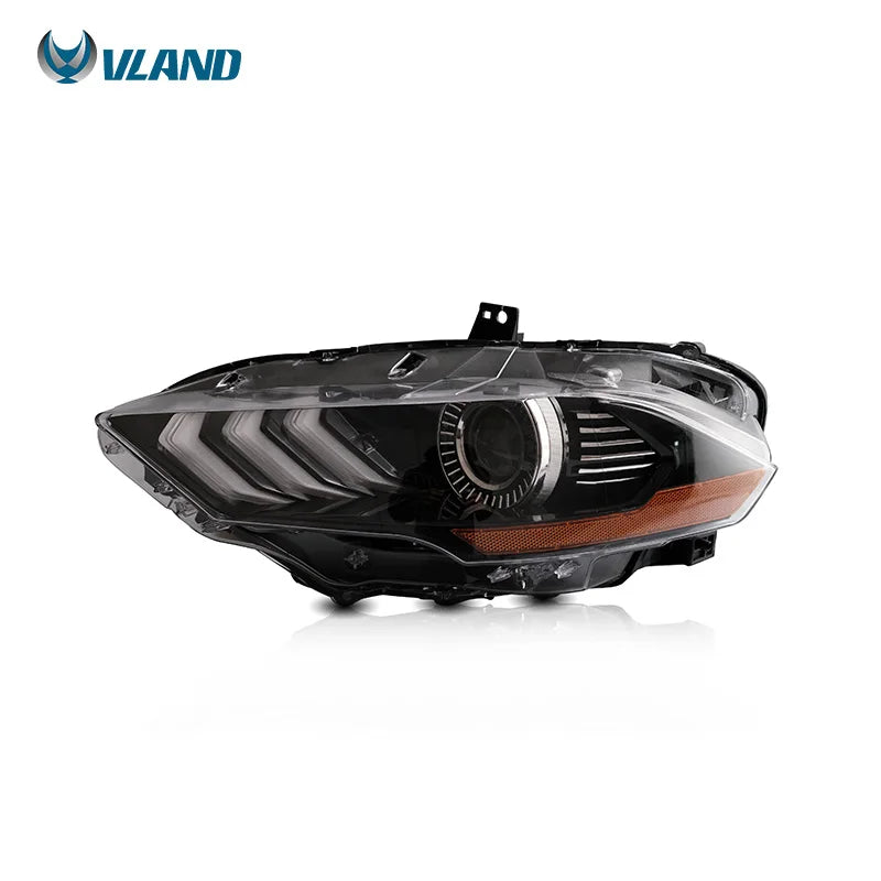 Ford Mustang VI S550 2018- up LED Headlights RGB Dynamic Turn Signal VLAND