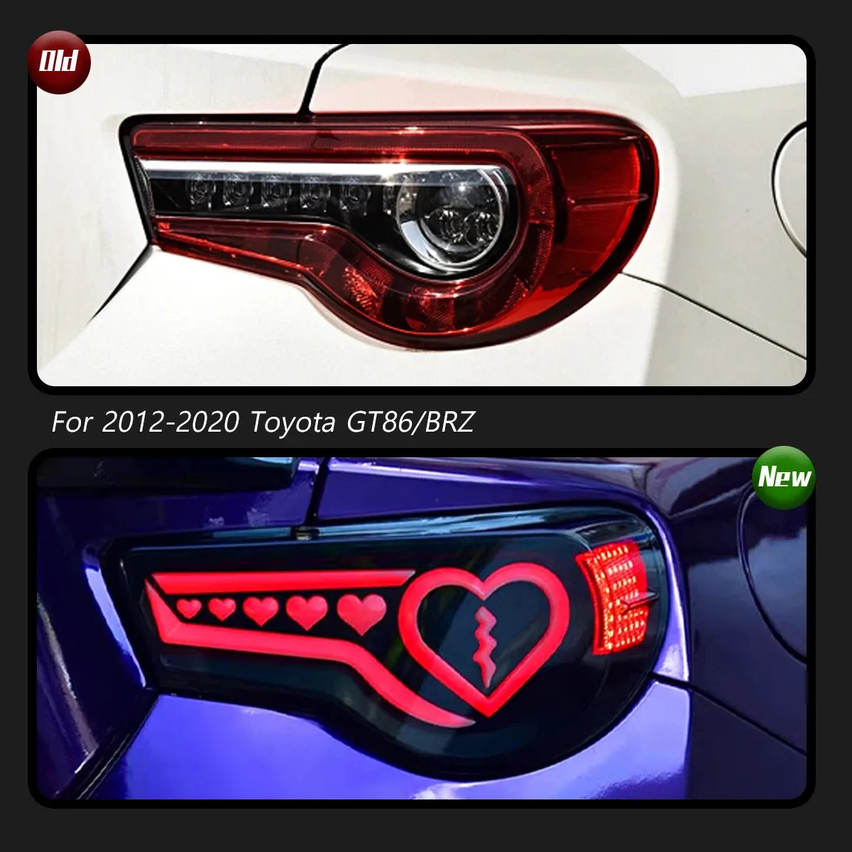Toyota GT86 Subaru BRZ 2012-2020 LED Tail lights TYPY