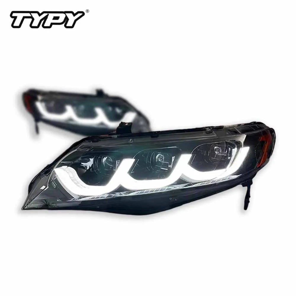 Honda Civic 8th 2006-2011 LED Headlight Projector Head Lamp TYPY