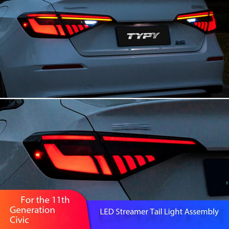 Honda Civic 11th 2022-2023 RGB LED Tail light Rear lamp TYPY