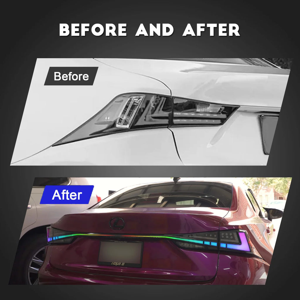 Lexus IS IS-F 2014-2020 LED Tail lights RGB Animation HCMOTIONZ