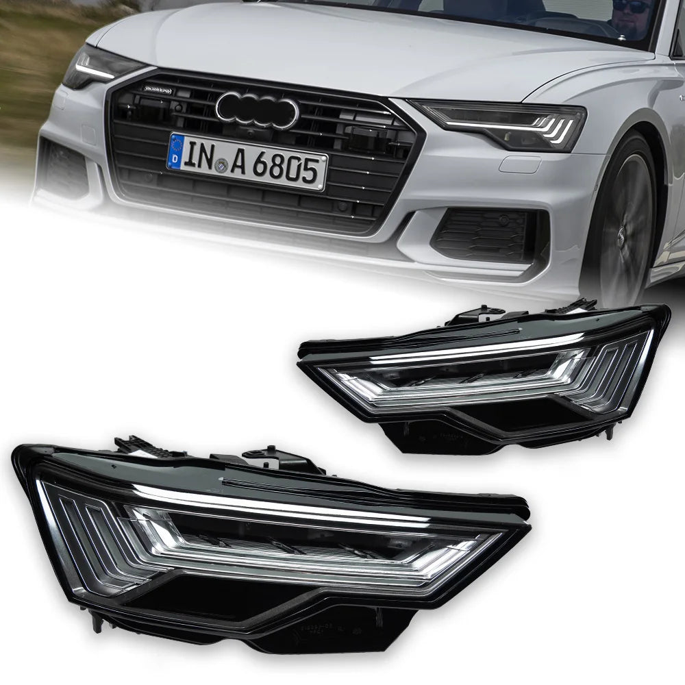 Audi A6 C8 2019-2023 LED Headlights Modern Look AKD