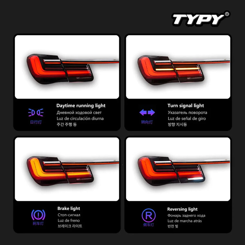 BMW 7 Series F01 F02 2009-2015 LED Tail Lights Assembly Rear Light Upgrade