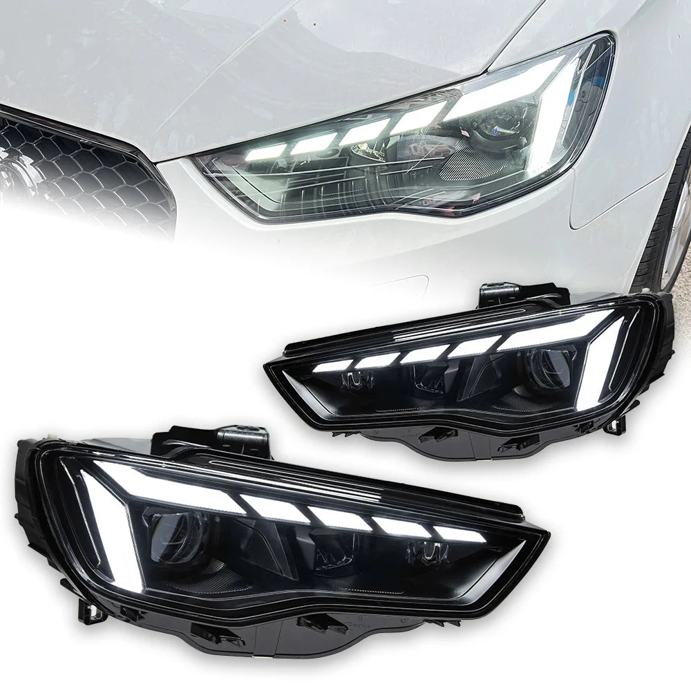 Audi A3 S3 RS3 2013-2016 8V Led Headlight Projector Lens DRL AKD