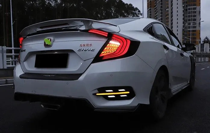 Honda Civic Sedan 2016-2020 LED Rear Bumper Tail Brake Light Lamp