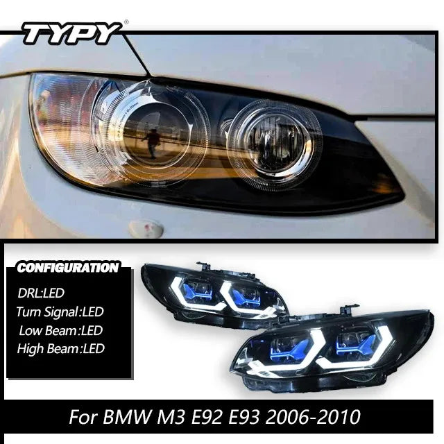 BMW 3 Series E92 E93 2006-2010 Full Led Headlights TYPY