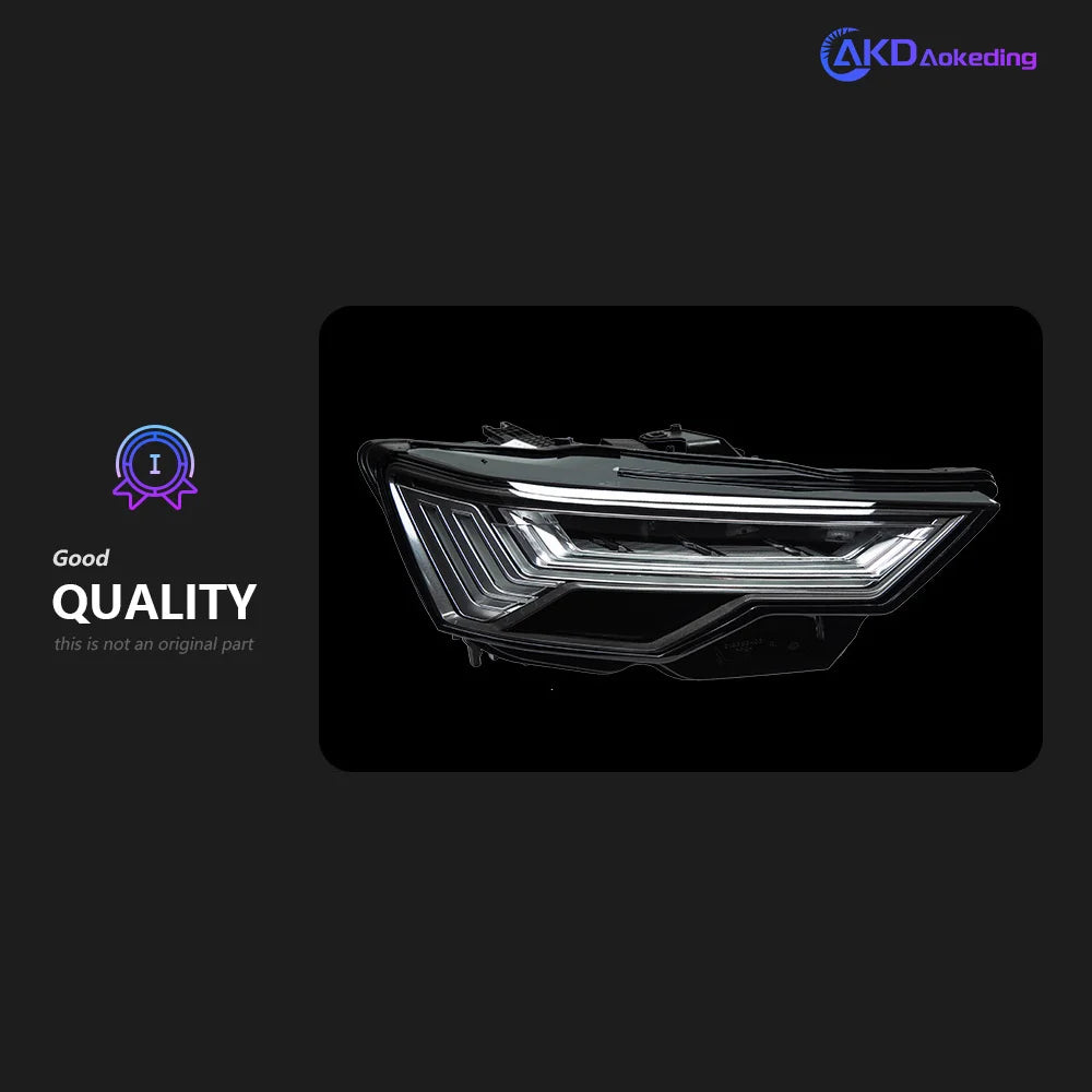 Audi A6 C8 2019-2023 LED Headlights Modern Look AKD