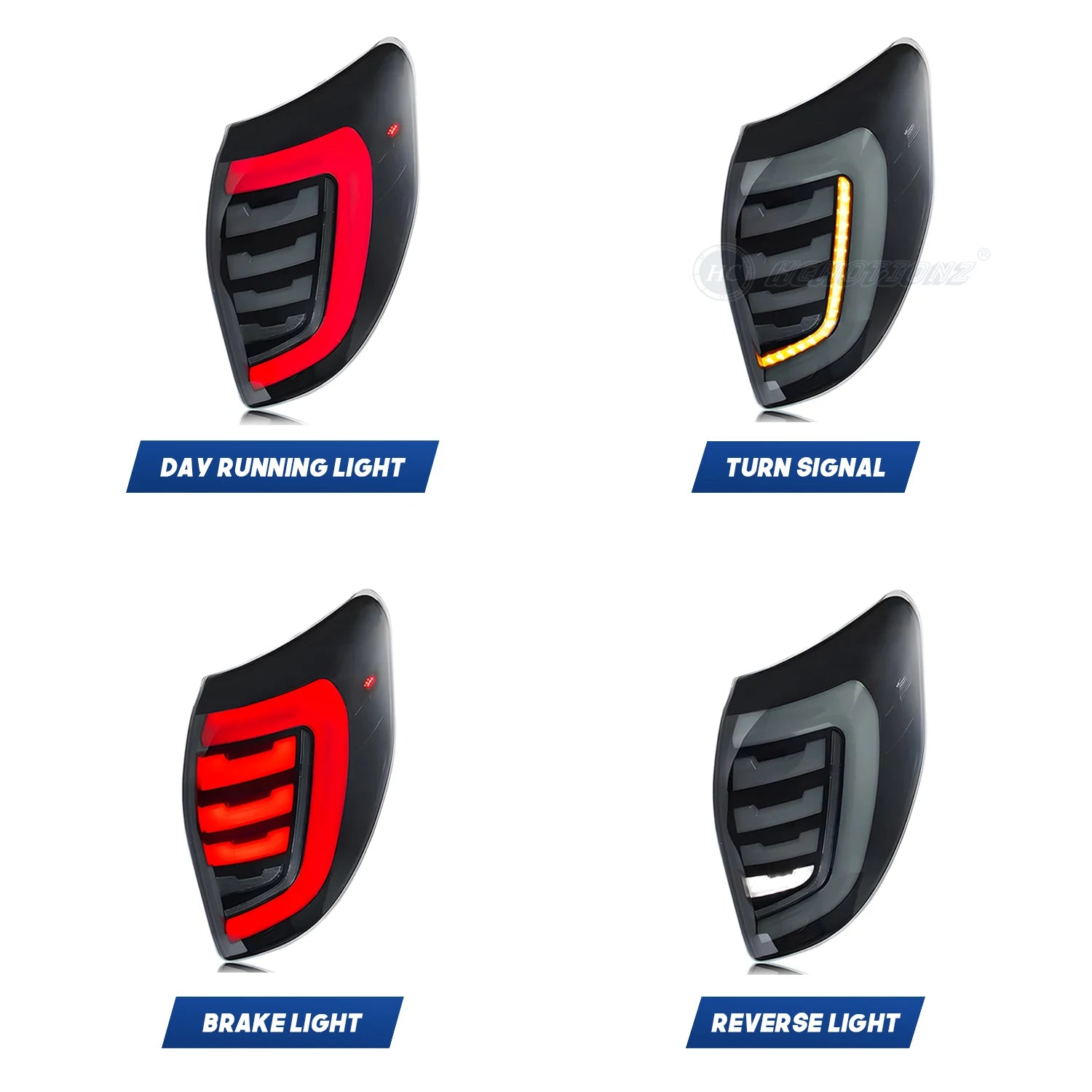 Toyota Rav4 3th GEN 2006-2012 LED Tail Lights RGB HCMOTIONZ