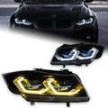 BMW Seria 3 E90 E91 2005-2012 Zestaw reflektorów LED Laser w stylu AKD