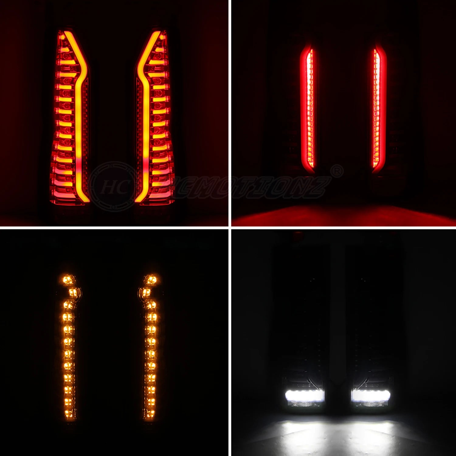 Toyota Hiace 6th 2019-2023 LED Tail lights HCMOTIONZ