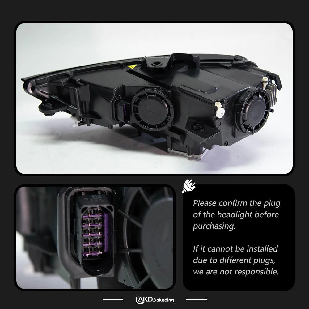 Audi A3 S3 RS3 8V 2013-2016 LED Headlights Projector Lens AKD