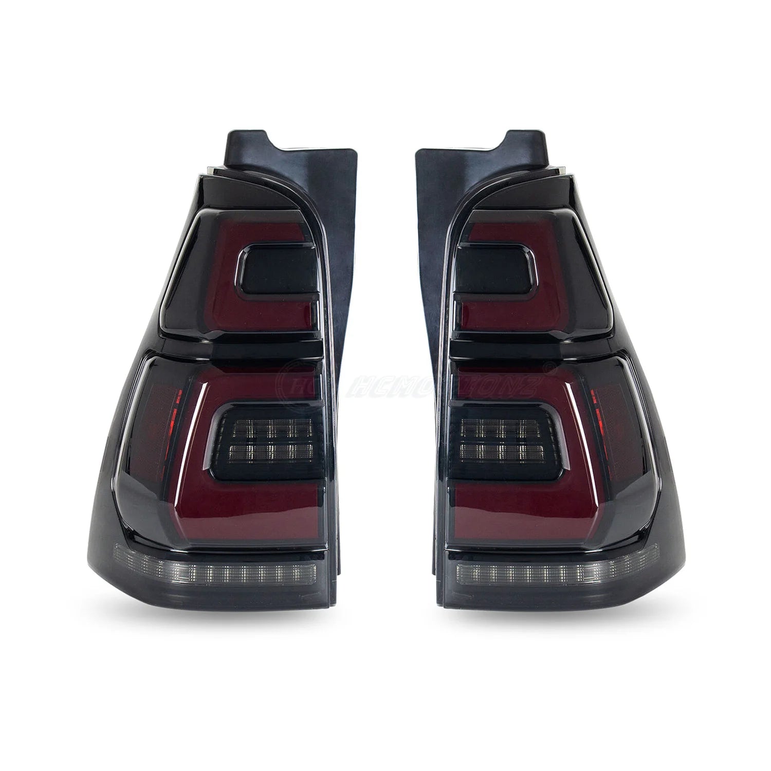 Toyota 4Runner 4th gen 2003-2009 LED Tail lights Smoked Red HCMOTIONZ