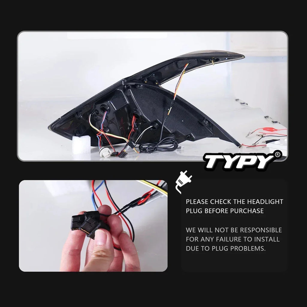 Honda Civic 10th Gen Sedan 2016-2021 LED Rear Tail Lights TYPY