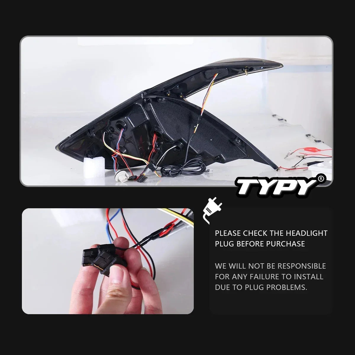 Honda Civic 10th Gen Sedan 2016-2021 LED Rear Tail Lights TYPY