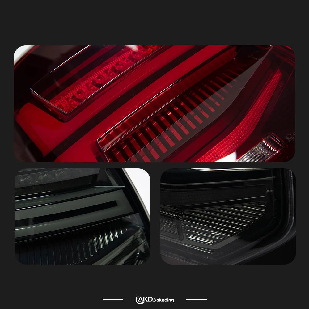 VW Volkswagen Polo MK5 LED 2011-2018 Tail Lights Red Smoked AKD