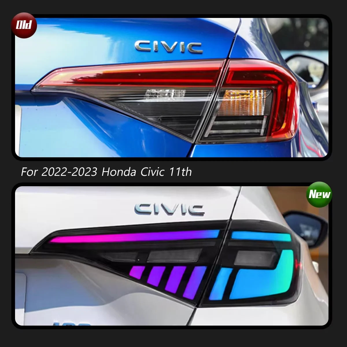 Honda Civic 11th 2022-2023 RGB LED Tail light Rear lamp TYPY