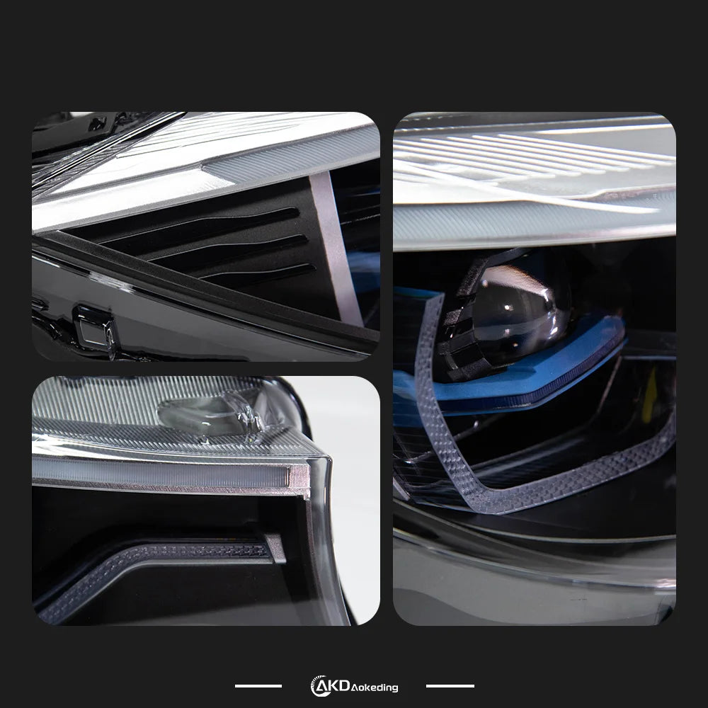 BMW 3GT F34 2013-2019 LED Headlights Projector Lens Laser Style AKD