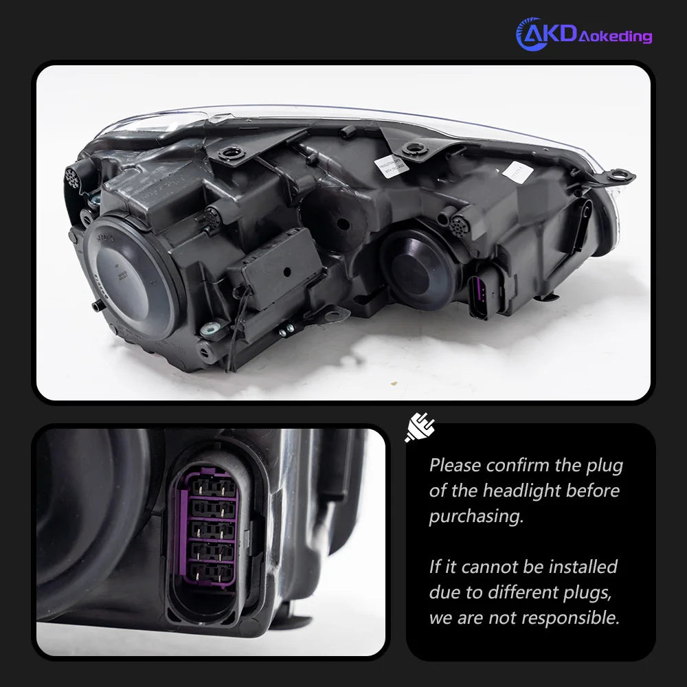 VW Volkswagen Golf MK6 2009-2012 LED Headlights Upgrade AKD