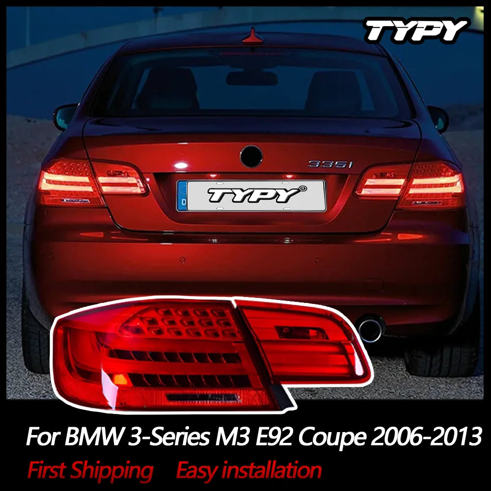 BMW 3 Series 2006-2013 E92 M3 Coupe LED Tail Lights Smoke TYPY