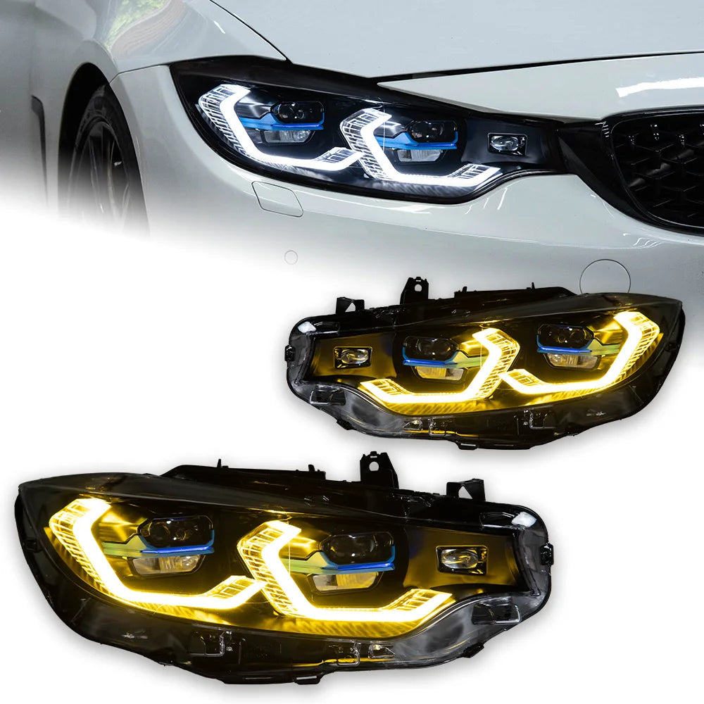 BMW 4 series M4 F32 F33 F36 F80 F82 F83 2013-2019 LED Headlights AKD
