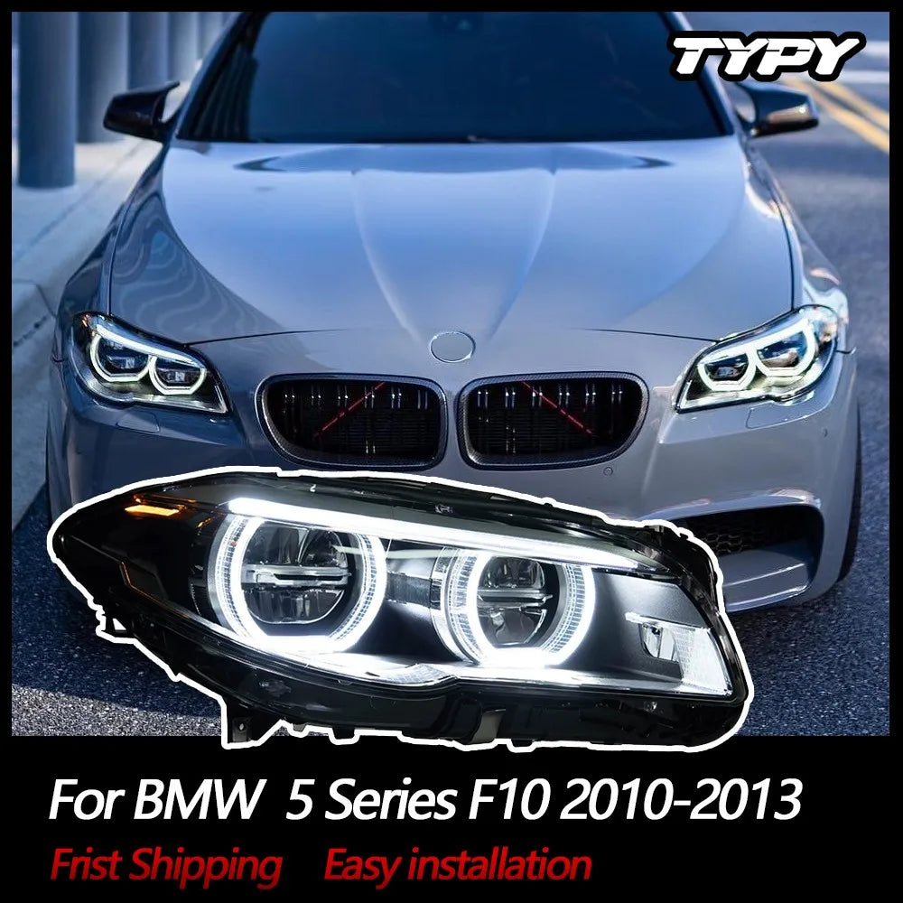 BMW 5 series F10 2010-2013 LED Headlights Dynamic Turn Signals TYPY