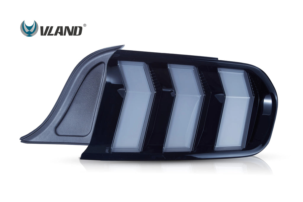 Ford Mustang S550 2015-2023 LED Tail Light S650 Style Sequential Turn Signal VLAND
