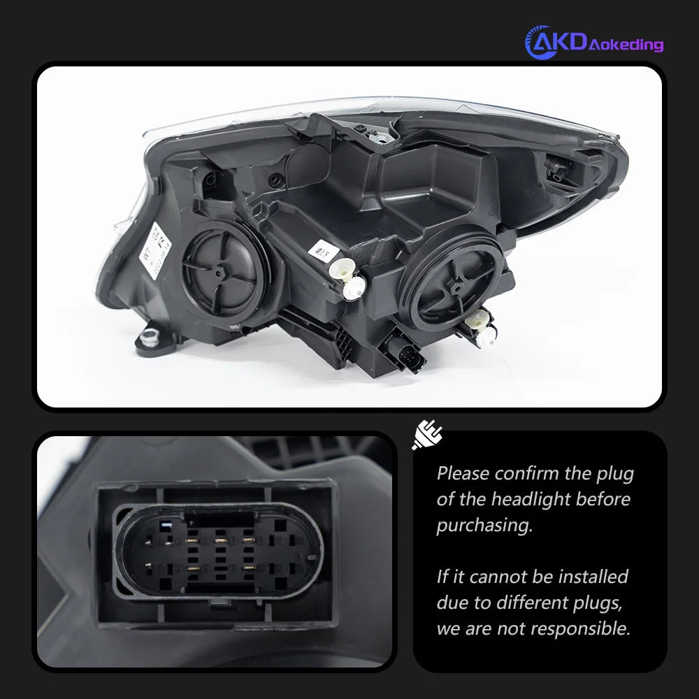 Mercedes-Benz V Class Vito W447 2015-2019 Lampy przednie reflektory LED Komplet AKD