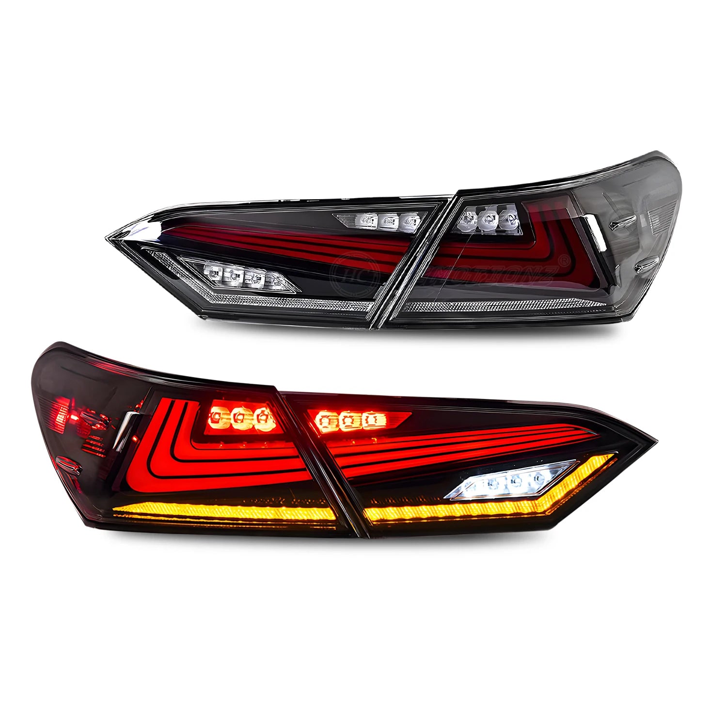 Toyota Camry 2018-2021 LED Tail Lights Smoked HCMOTIONZ