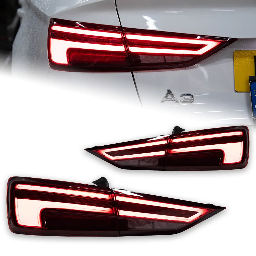 Audi A3 S3 RS3 8V 2013-2019 LED Tail lights AKD