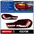 BMW seria 4 M4 F32 F33 F36 F82 2019-2023 Lampy tylne LED GTS Style AKD