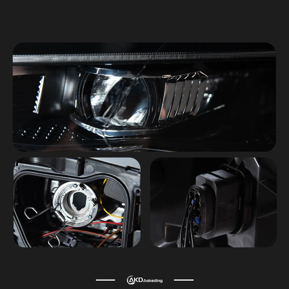 VW Volkswagen Polo MK6 2017-2022 LED Headlights Projector Lens AKD