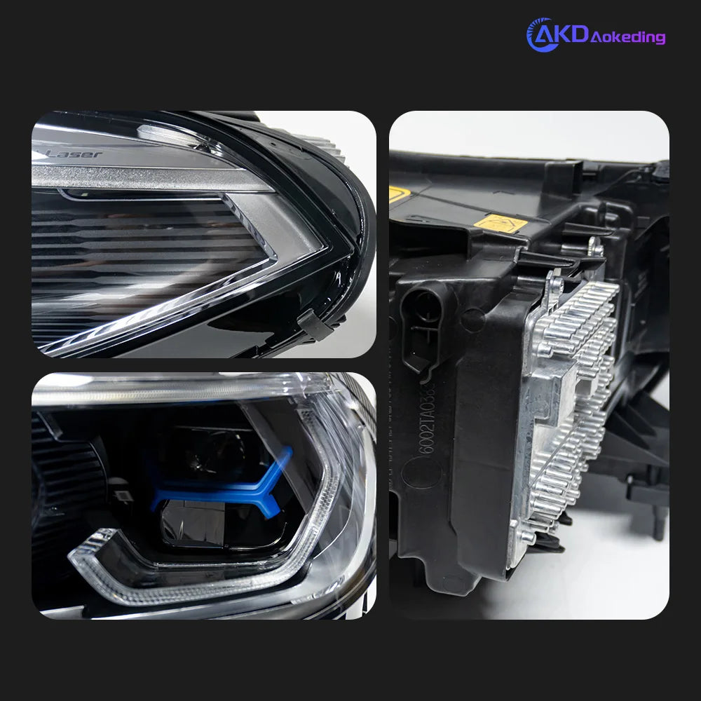 BMW X5 G05 X6 G06 2019-2022 LED Headlights Projector Lens Laser Style AKD