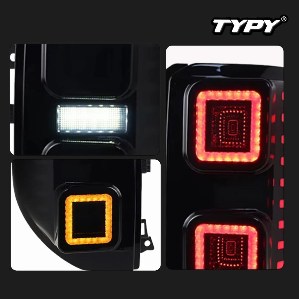 Ford Bronco Sport LED Tail Lights Sequential Turn Signals Smoked TYPY