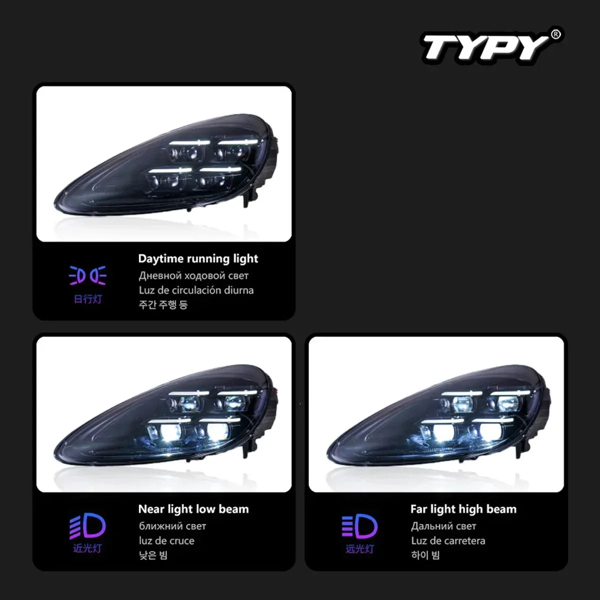 Porsche Cayenne 958 2015-2017 LED Headlight Upgrade