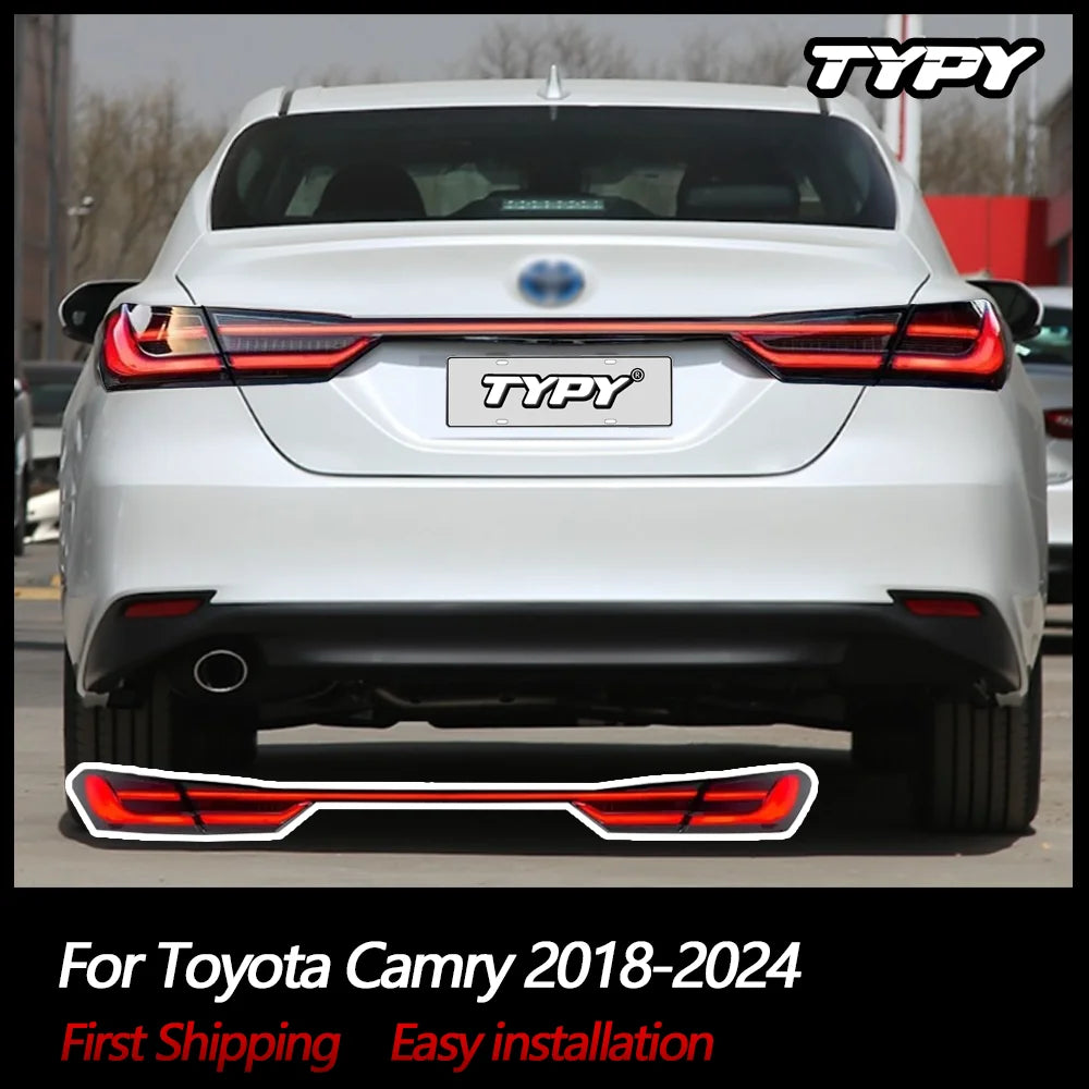 Toyota Camry 2018-2024 LED Tail lights Animation 3pc Full Set TYPY