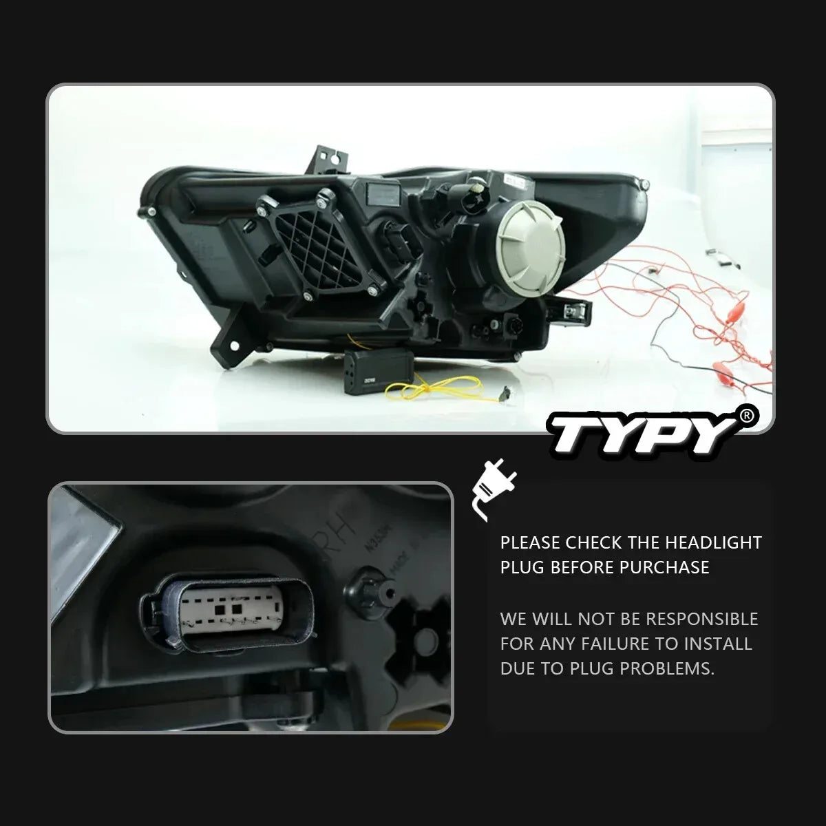 Ford Mustang VI 2015 2016 2017 RGB LED Headlights S650 Style Upgrade TYPY