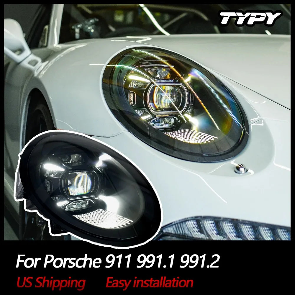 Porsche 911 991 2012-2018 991 Headlights LED Lamps Running Signal