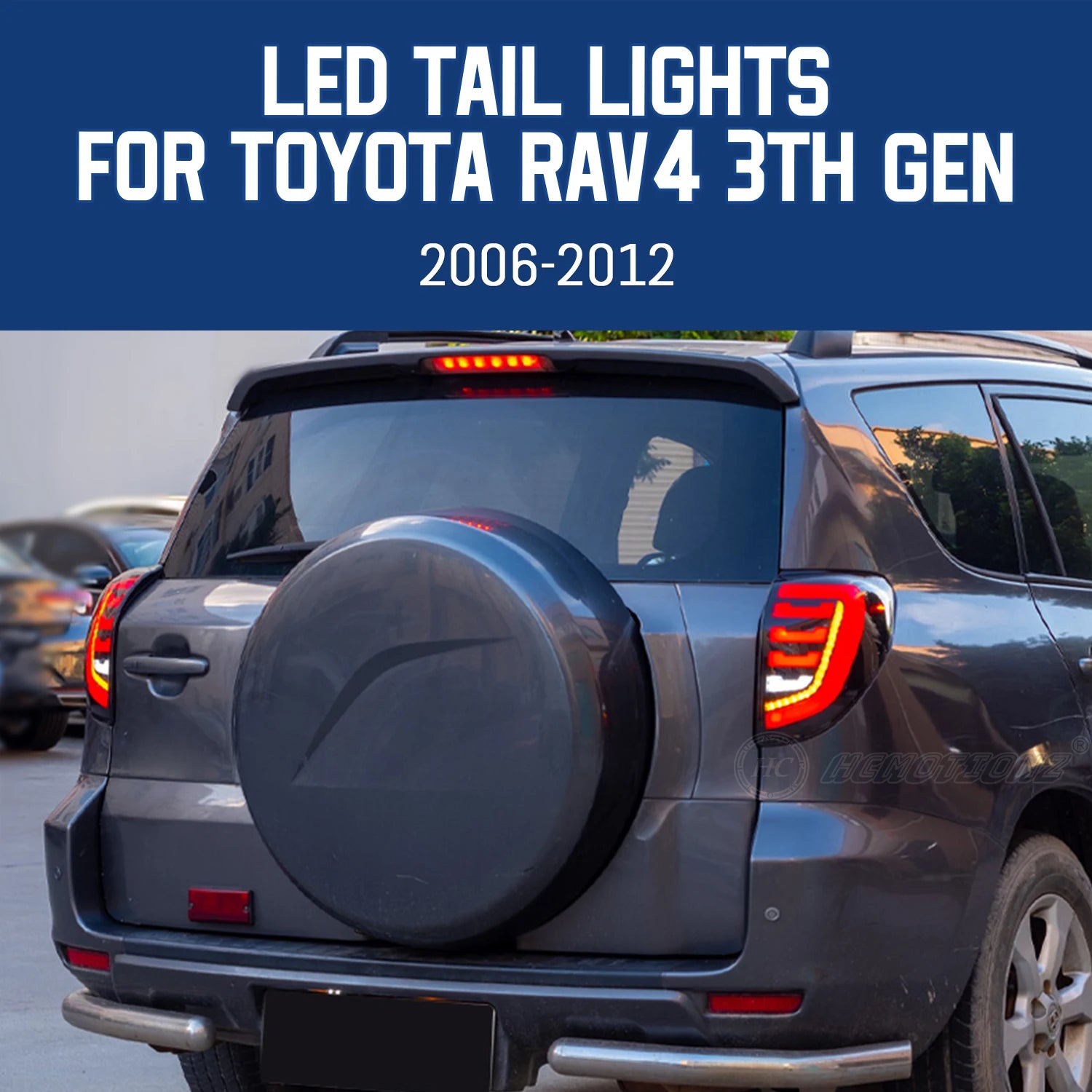 Toyota Rav4 3th GEN 2006-2012 LED Tail Lights RGB HCMOTIONZ