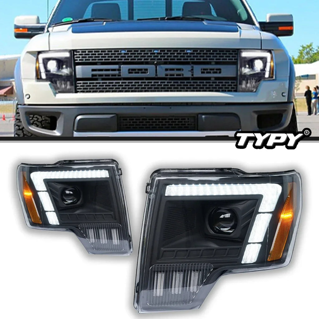 Ford F150 2007-2014 LED Headlights Projetor Head Lamp TYPY