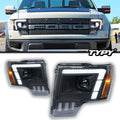 Ford F150 2007-2014 LED Headlights Projetor Head Lamp TYPY