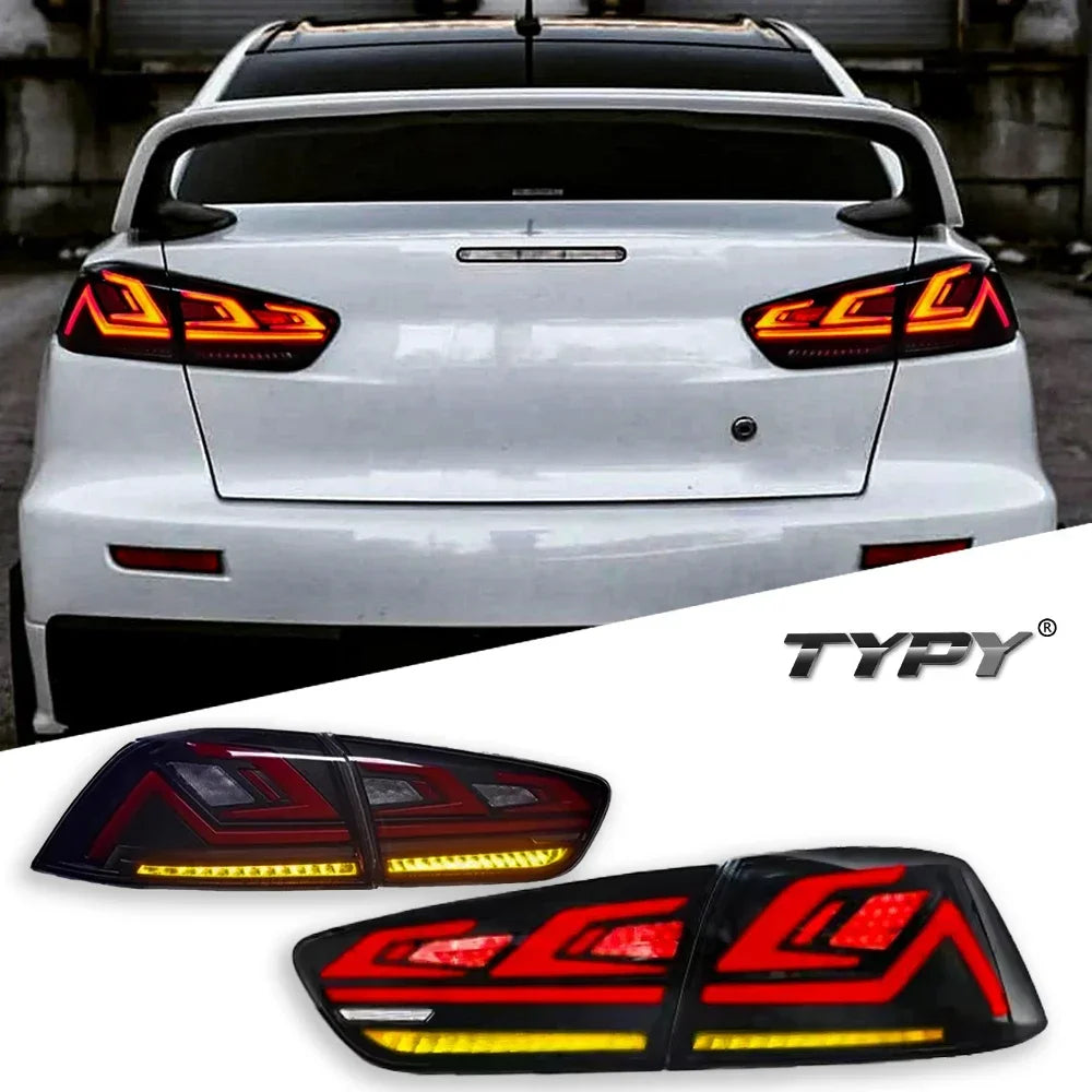 Mitsubishi Lancer EVO X 2008-2020 LED Tail light Dynamic Turn Signal TYPY