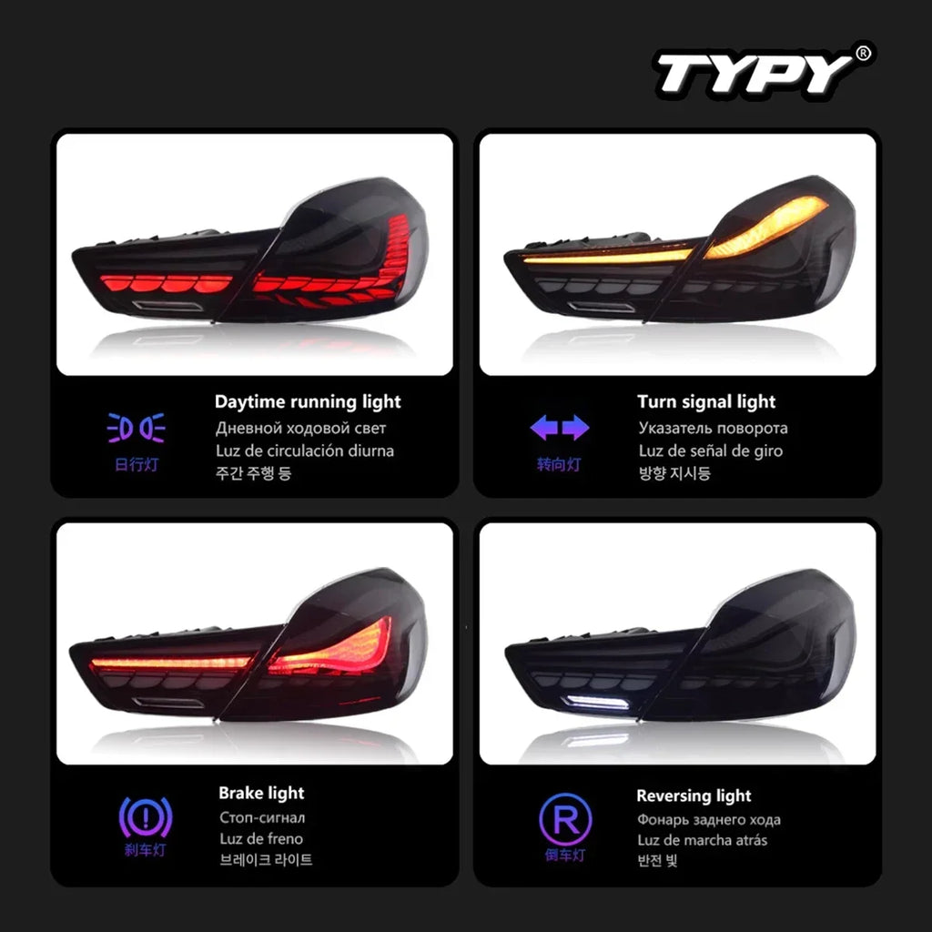 BMW 6 Series F06 2010-2016 LED Tail light Dynamic Turn Signals TYPY