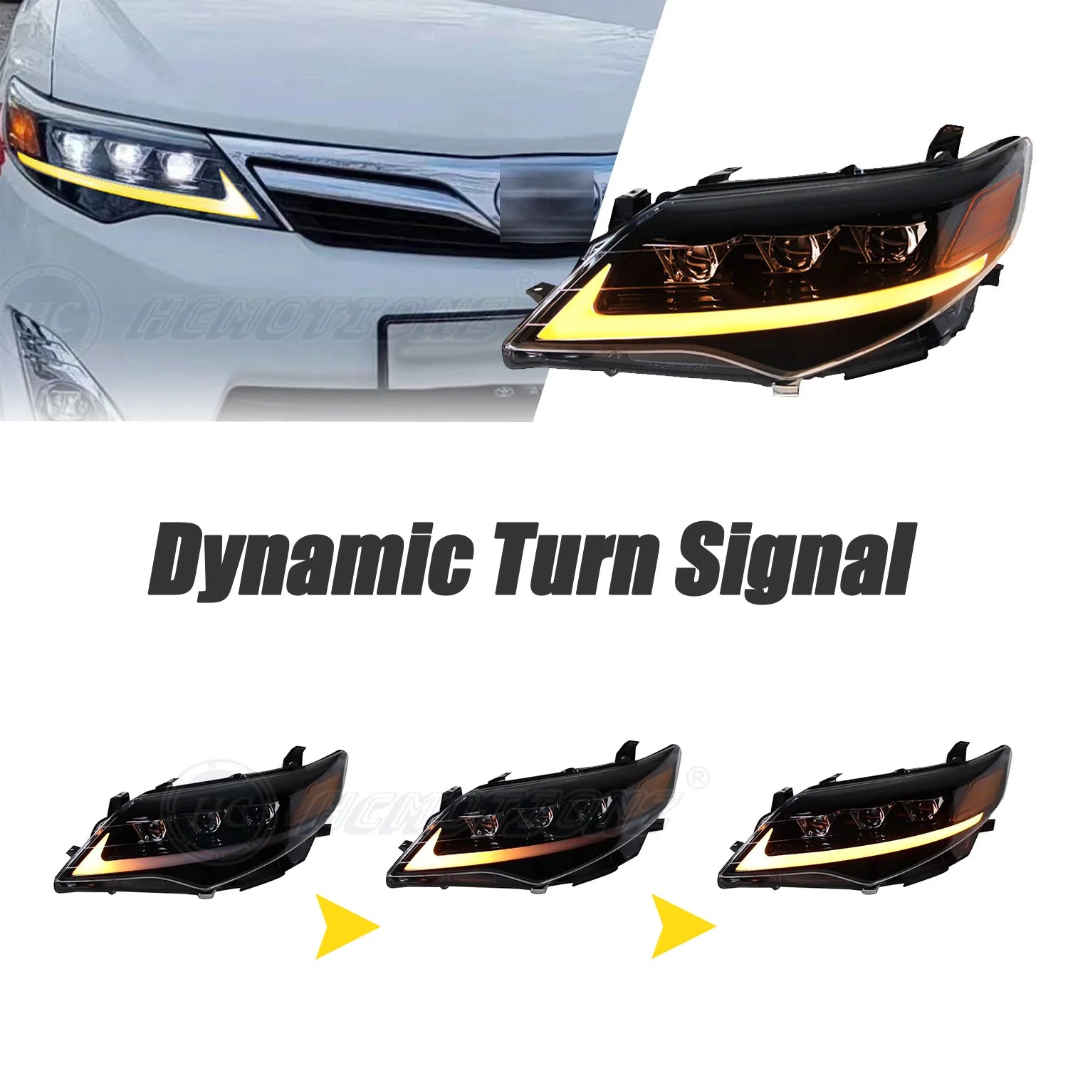 Toyota Camry 2012-2014 LED Headlights HCMOTIONZ